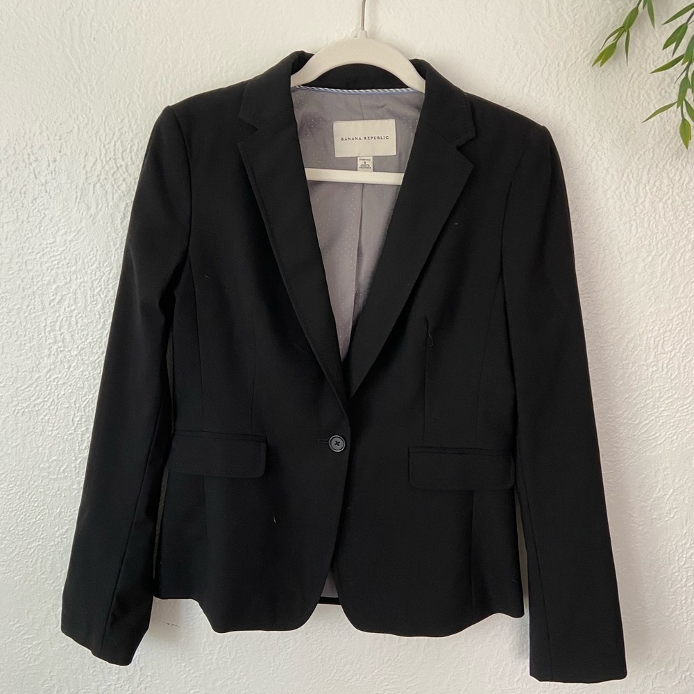 Banana Republic Suit Jacket & Skirt Set